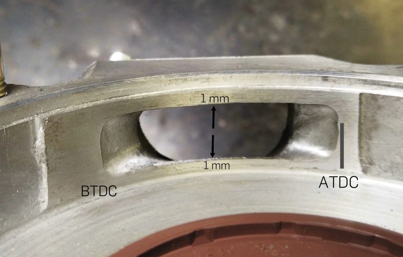 Increasing inlet timing 1mm