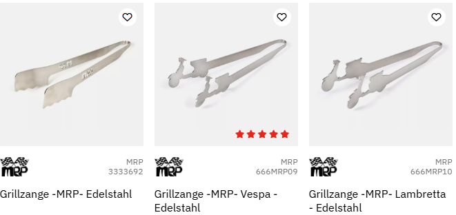 Vesp aund Lambretta Grillzange von MRP