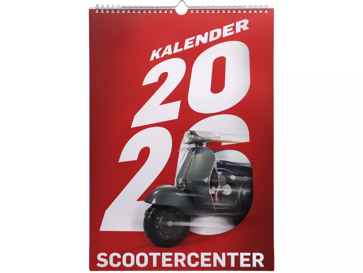 Titelbild des SC Kalenders 2026 mit Rollermotiven