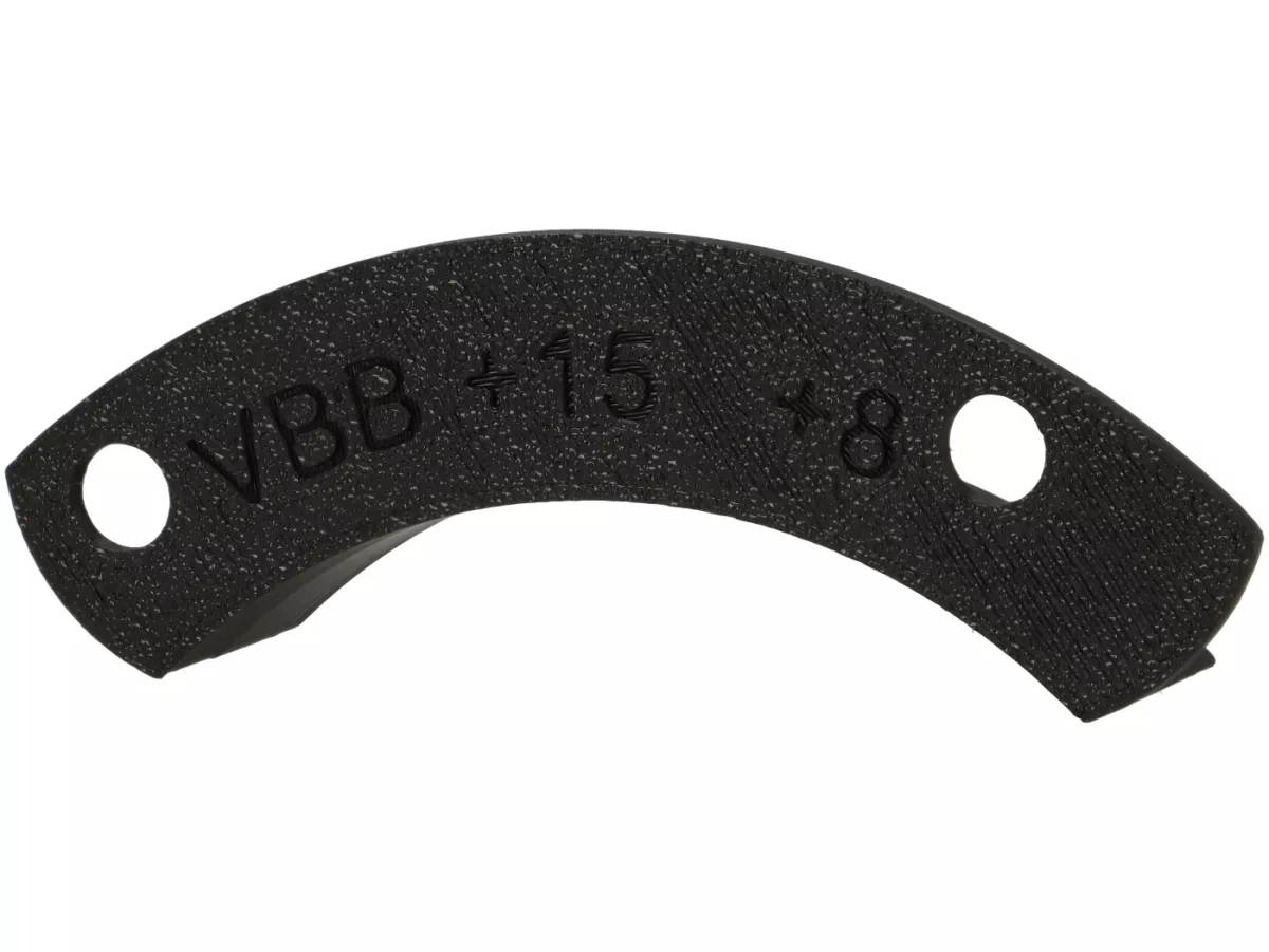 Frässchablone Einlass Drehschieber VBB