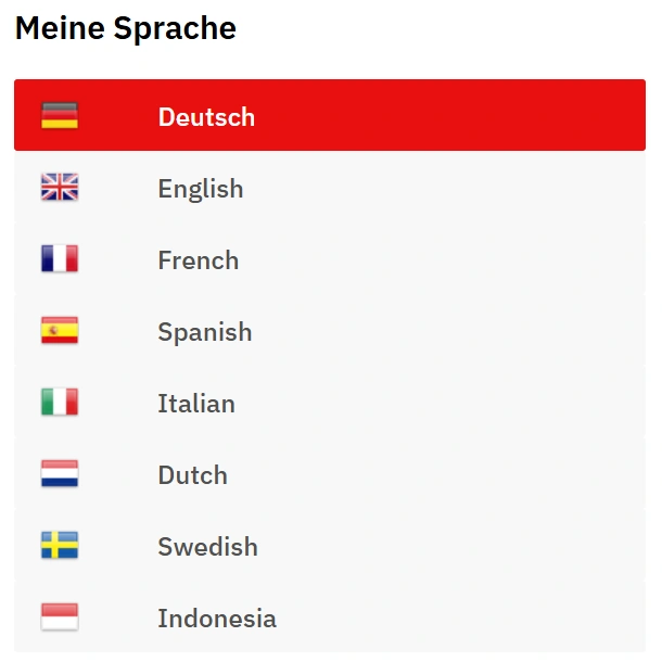 Sprachen
