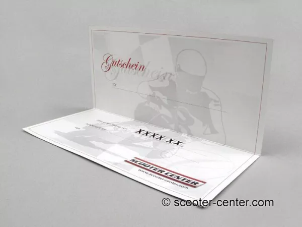 scooter center GUTSCHEIN für Scootershop