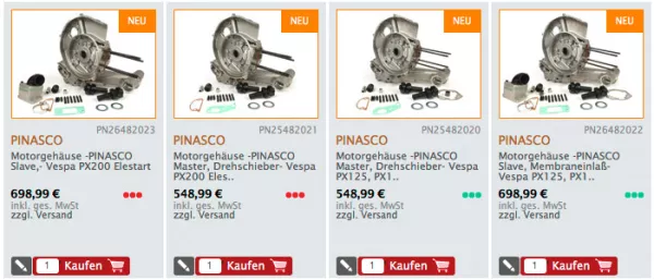 Pinasco Motorblock Vespa
