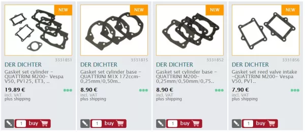 gasket quattrini