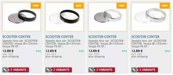 SPEEDO ASSY – VESPA PX MY – PX DISC - VE UK