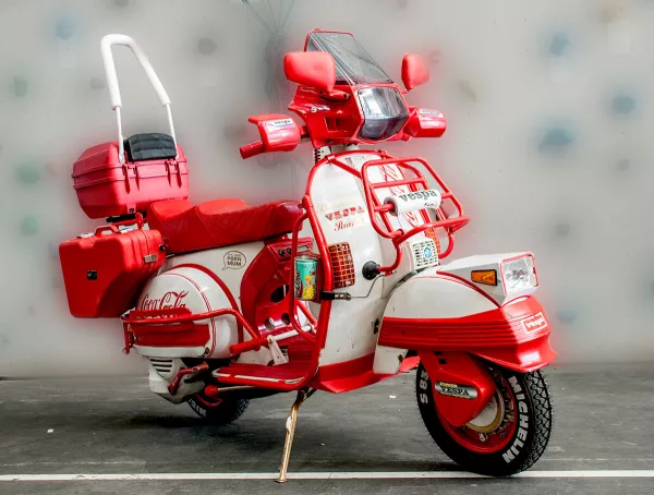 Vespa PX mit Zubehör