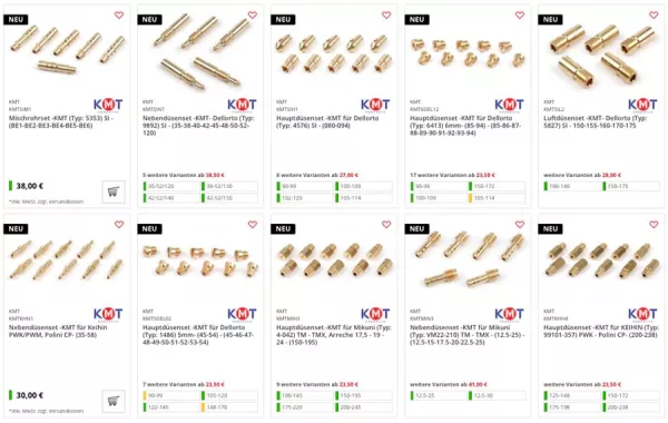 KMT Jets made in England