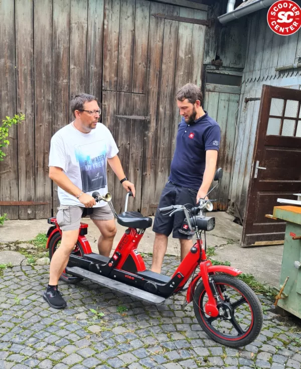 Tandem Mofa Frank und Marc