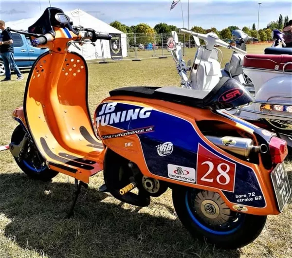 Beispile von Lambrettas street racers