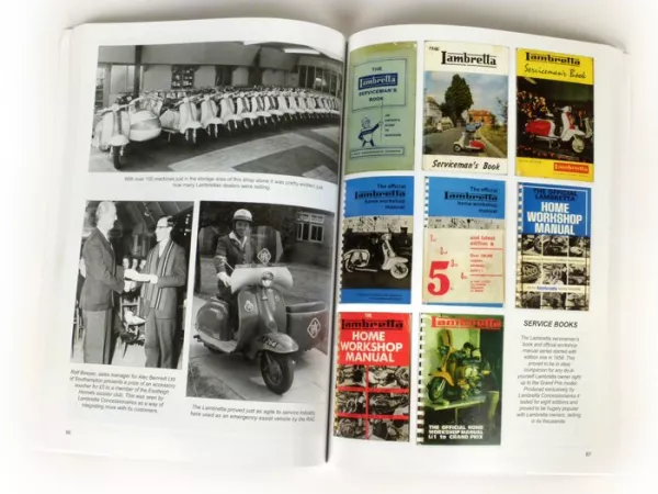 Buchinhalt mit Lambretta-Postern