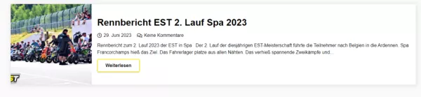 2. Lauf Spanien Scooter Bericht