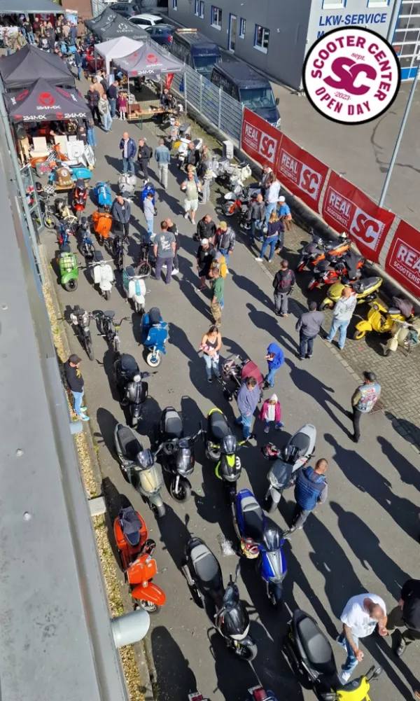 Viele Besucher am Open Day