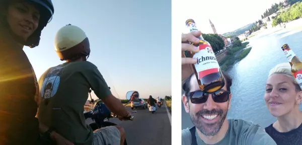 Vespa durch Modena und Verona