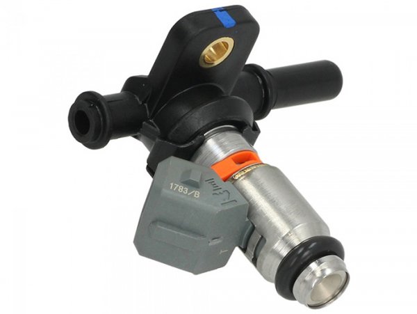 Injection nozzle with bracket-PIAGGIO- Vespa LX 125 (ZAPM68100), S 125 (ZAPM68101), LXV 125 (ZAPM68102), S 150 (ZAPM68201)
