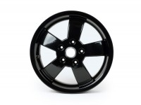 Wheel rim -PIAGGIO Super Sport 2017 - black, (3.00x12)inch - 5 spokes- Vespa GT, GTL, GTS, GTV 125-300cc - front