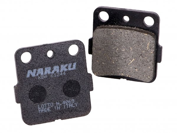 brake pads -NARAKU- organic for Honda TRX 250-500, Yamaha YFM 125, Arctic Cat 400 DVX