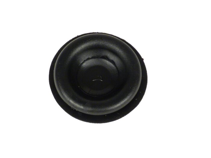Blanking grommet -UNIVERSAL- black - Ø=25.4mm - used for mirror hole Vespa  GT/GTS 125-300, Rubber parts, Rubber parts, Frame