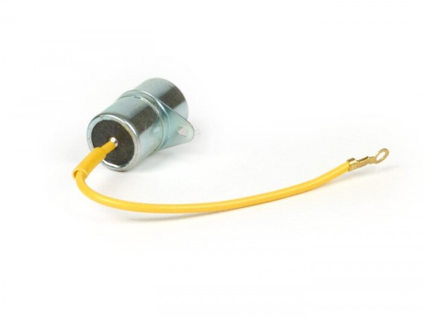 Condensateur -PIAGGIO, Ø=20mm, 1 câble- Vespa V50 N, V50 L, V50 R, V50 Special, V90, 90 SS, PV125