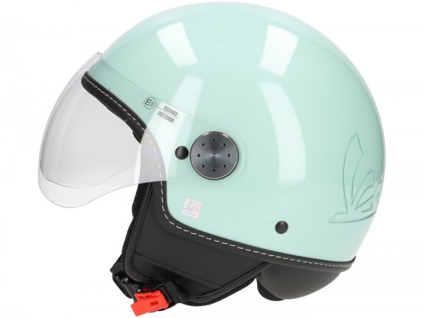 Helmet -Vespa Visor 4.0, Demi Jet- Green VK (Relax 350/A) - XL (61-62cm)