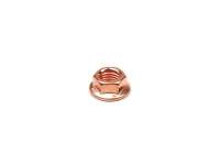 Nut with flange -DIN 6923- M7 x 1.00 - copper