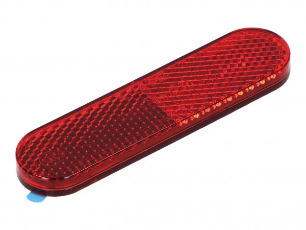 reflector -101 OCTANE- 95x25mm red color, self-adhesive