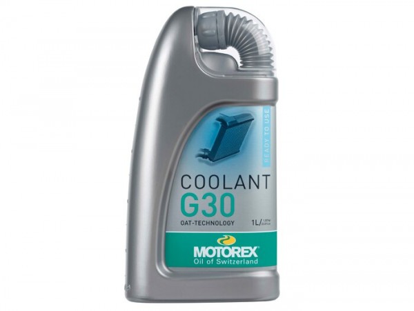 Refrigerante -MOTOREX Coolant M3.0- anticongelante hasta -33°C - 1000ml