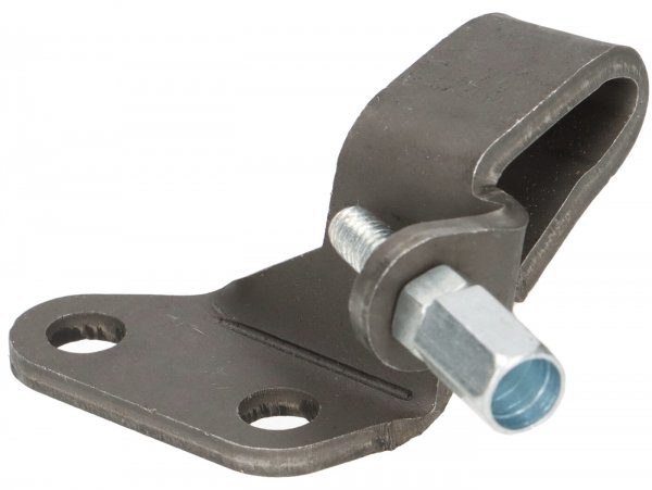 Bracket brake/clutch cable at engine -POLINI- Vespa- Vespa V50 (VMA1M), PV125, ET3, SS50, SS90 - series 1 (short internal clutch lever)