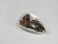 Indicator -PIAGGIO- Vespa LX, LXV, S- colourless - smooth lens - rear lhs