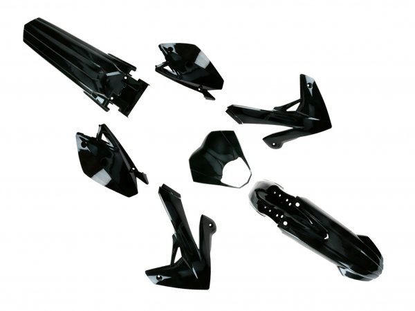 Verkleidung Kit komplett schwarz -101 OCTANE- für Rieju MRT