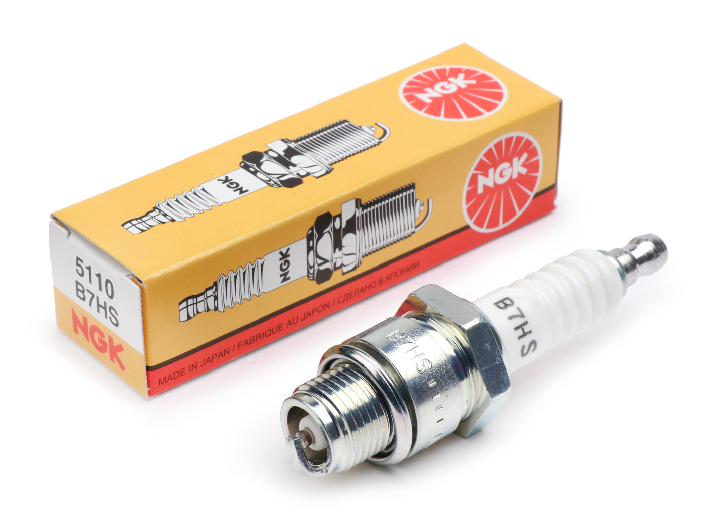 springvand Måge fordel Spark Plug -NGK B HS- B7HS | Spark plugs | Ignition | Engines | Scooter  Center