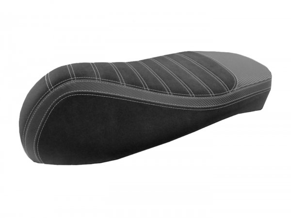 Seat cover -JN SEATS- Vespa GTS 125-300  - 2009- - black / gray