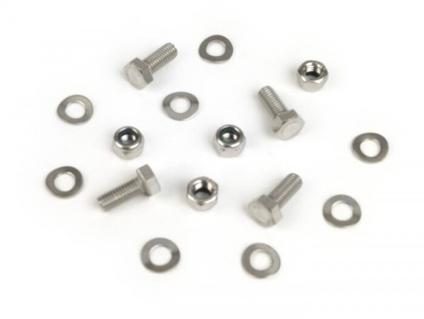 Rear fender fastener kit -MB DEVELOPMENTS stainless steel- Lambretta LI (series 1-2), TV (series 1-2)