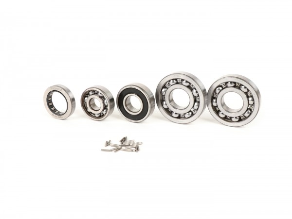 Ball bearing set for engine -SCOOTER CENTER- Vespa Largeframe GT125 (VNL2T 30743-34500), Sprint150 (VLB1T 035096-038600), Super125 (VNC1T 11001-24899)