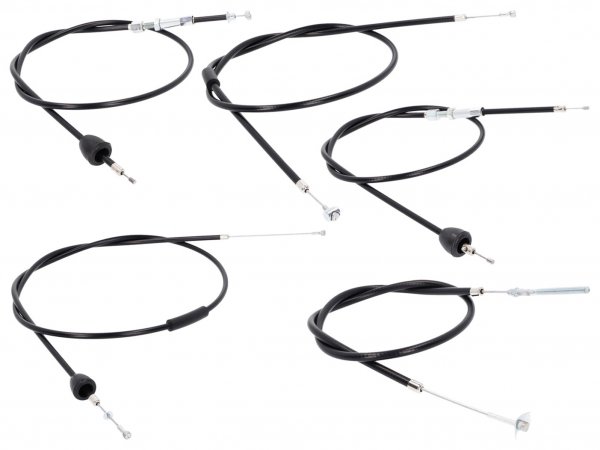 cable set black -101 OCTANE- for Simson Schwalbe KR51/1 (1975-)