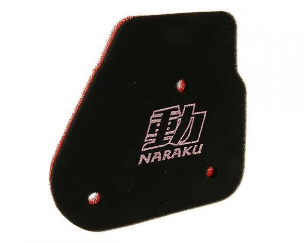 Luftfilter Einsatz -NARAKU- Double Layer für Minarelli liegend
