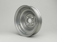 Wheel rim -FA ITALIA 1.80-9 inch, steel - Vespa (type V50 9 inch - 4 inner holes) - grey