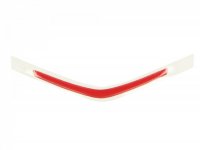 Decorative strip for horn cover, bottom, red -PIAGGIO- Vespa Sprint 125 (ZAPM81300, ZAPM81301, ZAPMA1300), Vespa Sprint 150 (ZAPM81401, ZAPMA1400), Vespa Sprint 50 (ZAPC53101, ZAPC53201, ZAPC53301, ZAPC53303, ZAPC536B)