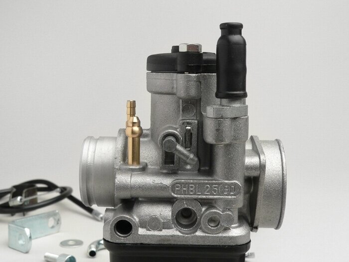 Carburetor Kit MALOSSI 25 mm Dellorto PHBL Piaggio Hexagon 125 180 CCM m1611034 