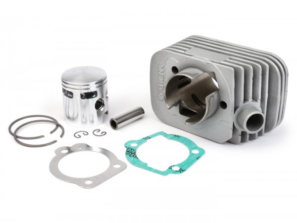 Cylinder -ATHENA 72 cc Alu Ø46mm- Piaggio  Bravo, Ciao, Boxer (gudgeon pin = Ø 12mm) - milling engine casing is required