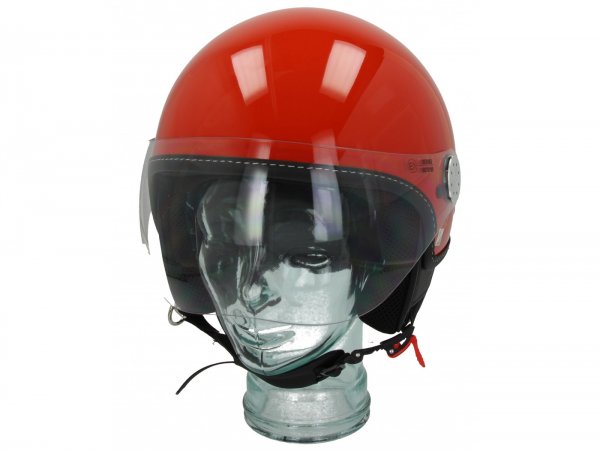 Helmet -VESPA Visor 3.0- arancio impulsivo (A11) - L (59-60cm)