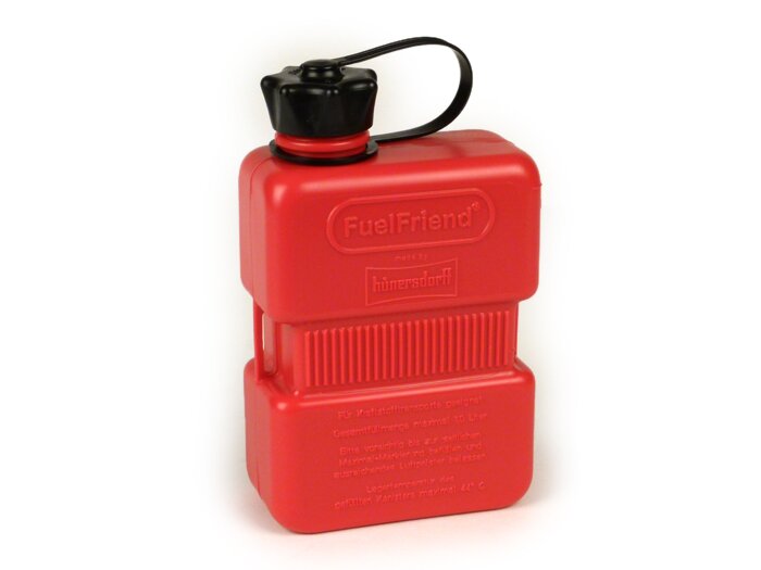 Fuel jerry can 1L (1000ml) -HÜNERSDORFF FuelFriend PLUS- red, Jerry cans, Workshop supplies