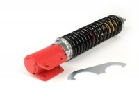 Shock absorber front -CIF 255mm, adjustable- Vespa PX80, PX125, PX150, PX200, T5 125cc - red