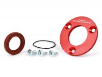 Drive side oilseal retainer plate for crankshaft bearing (drive side) with O-ring -CASA PERFORMANCE- Lambretta Lui75 S/SL, J125  (4 speed)