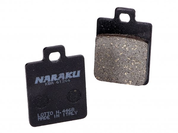 brake pads -NARAKU- organic for Gilera, Piaggio, Vespa