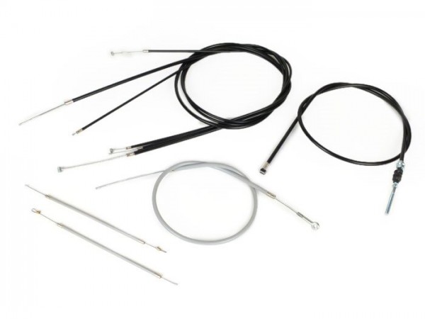 Cable set -BGM ORIGINAL, PE inner liner- Vespa PK XL2 - without gear change cable