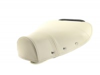Saddle -OEM QUALITY front- large frame - with rivest on the side - creme