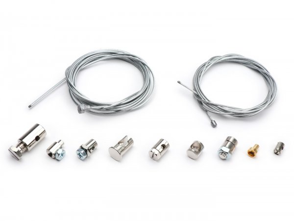 Kit de réparation câble Bowden/câble intérieur, 11 pièces.