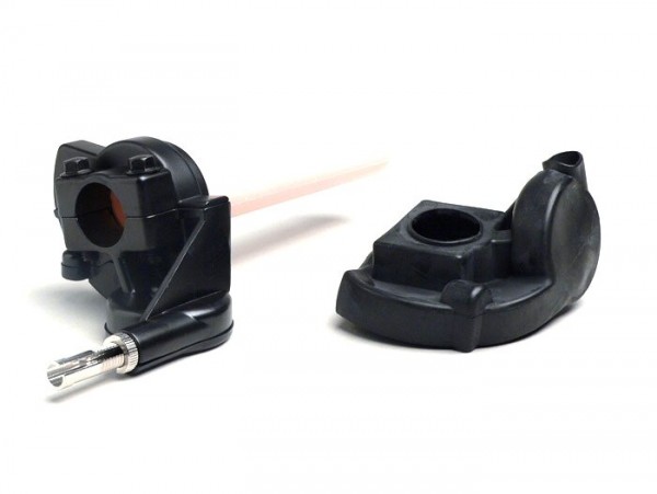 Quick action throttle grip -BGM PRO horizontal, 38mm - black