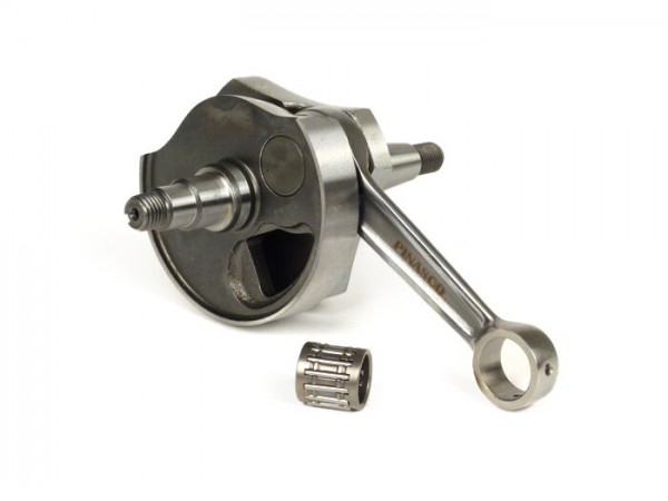Crankshaft -PINASCO Racing (rotary valve), 51mm stroke, 97mm conrod- conversion Vespa PK50 XL/XL2 to 125cc (Ø=20mm cone)