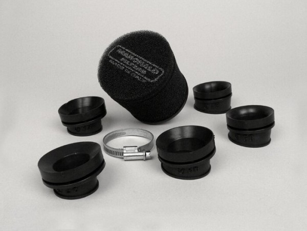 Air filter -MARCHALD Power Double Layer- Ø=85mm x 105mm, CS Ø=28-32-36-39-43mm - black